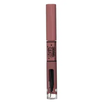 Buzëkuq i lëngshëm dhe lip gloss rozë e errët paketim 2in1