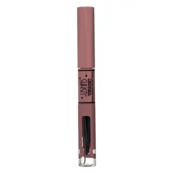 Buzëkuq i lëngshëm dhe lip gloss rozë e çelur paketim 2in1
