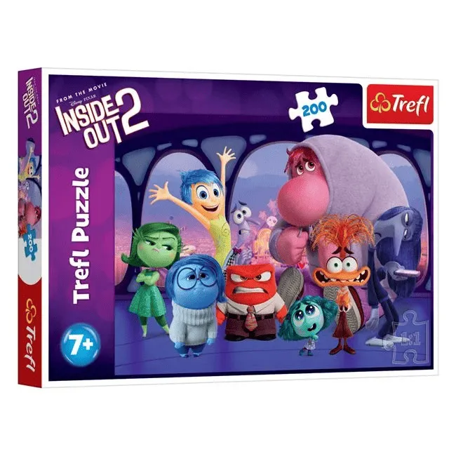 Puzzle për fëmijë, Inside Out 2(200 copë) - Trefl - 1