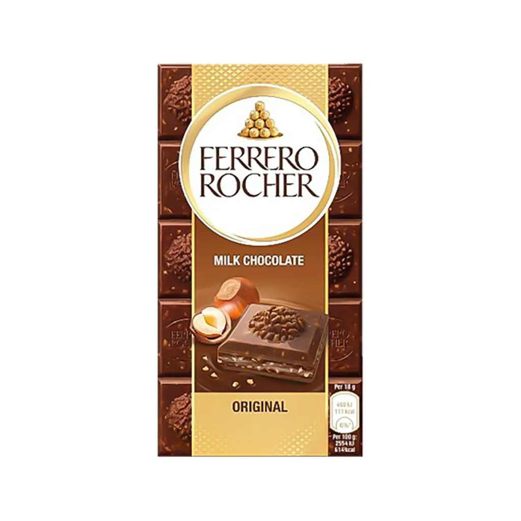 Çokollatë me lajthi Rocher 92gr - 1
