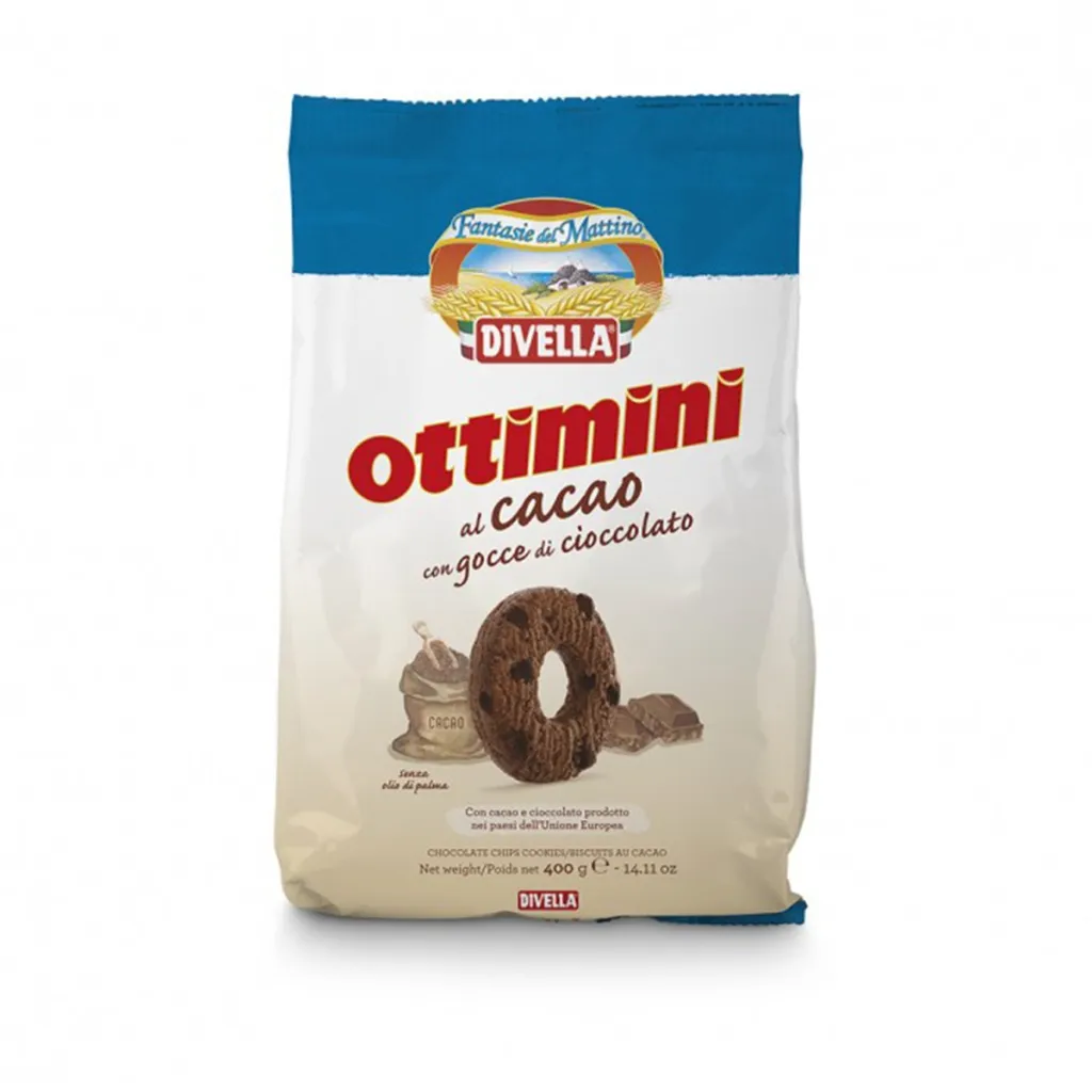 Biskota me kakao otimini Divella 400gr - 1