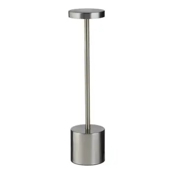 Llambë tavoline USB metalike me 3 nivele ndriçimi &amp; funksion prekje 35cm