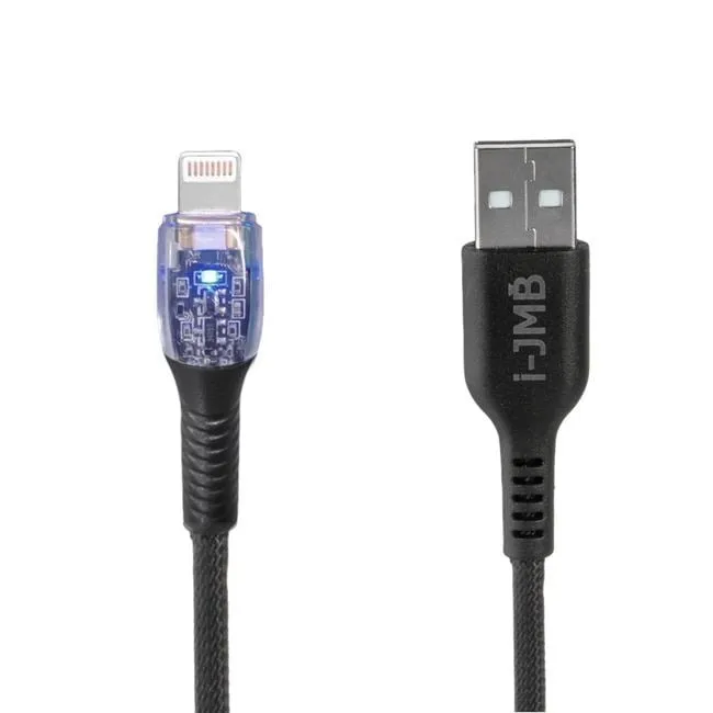 Kabllo USB për karikimin dhe transferimin e të dhënave - 8 pin me dritë 1.2 m - 1