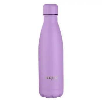Termosi izotermik - çelik inox me ngjyrë lilac dhe printim mat aqua 500ml