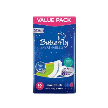 Vata hig.Butterfly maxi nighit econ.16co