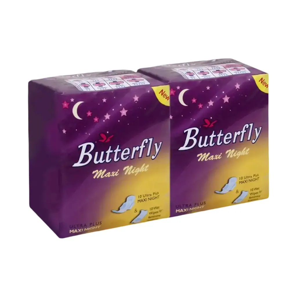 Vata higjien. Butterfly maxi nighit 10co - 1