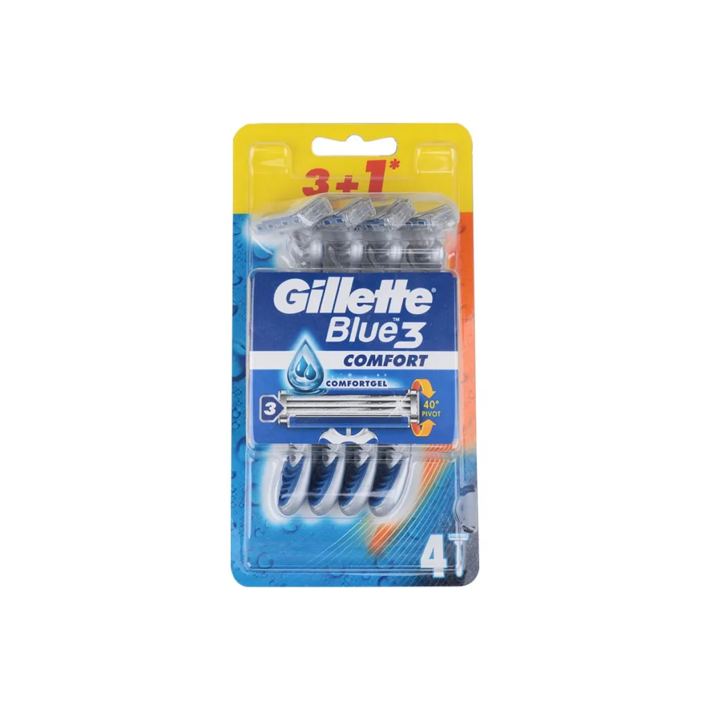 Brisqe per rroj Gillette Blue3 3+1Grati - 1