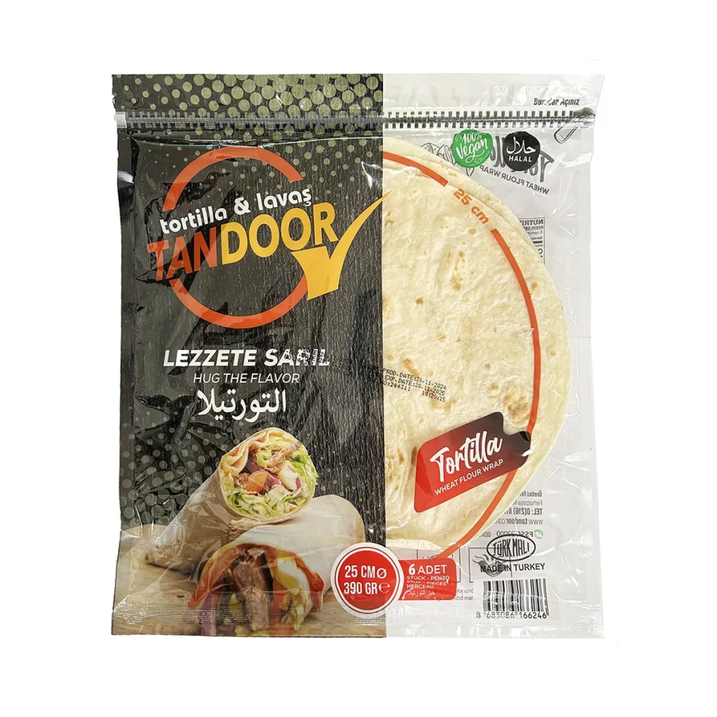 Pete tortillaTandoor 6,25cm,390gr - 1