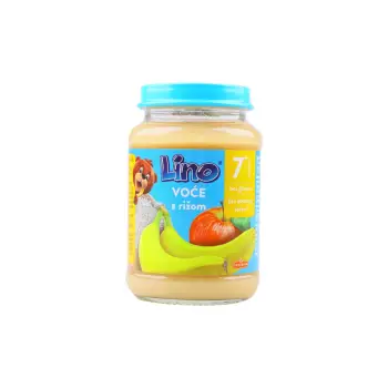 Ushqim per femije, peme,oriz Lino 190gr