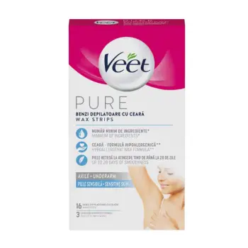 Traka depilimi per fytytre Veet 16 cope