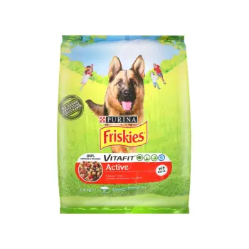 Ushqim qeni me pule aktiv Friskies 2.4kg