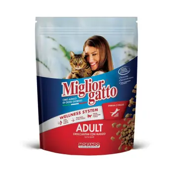 Ushqim macesh me mish viçi Morando 400g