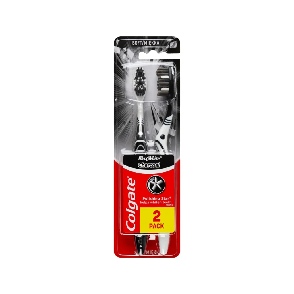 Brushe per dhembe Colgate Charcoal 2pcs - 1