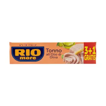 Tuna vaj ulliri Rio Mare 80gr 3+1Gratis