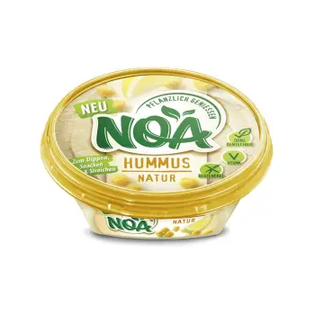 Krem.lyrjen bukes natural Noa Hummus175g