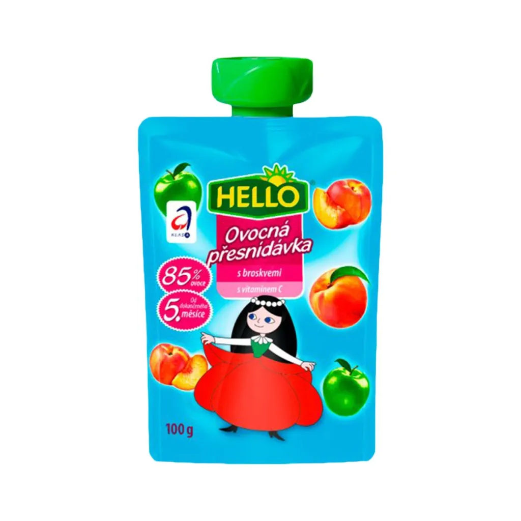 Ushqim per femije Hello Kajsi 100gr - 1