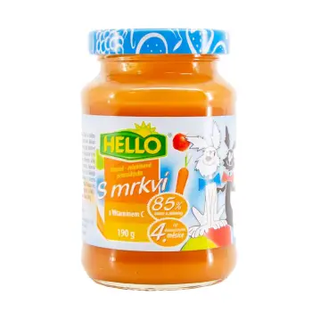 Ushqim per femije Hello Karrote 190gr