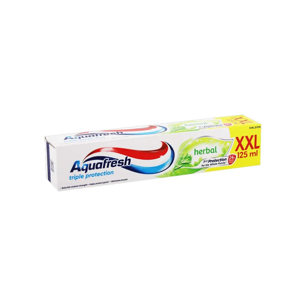 Paste dhembesh Aquafresh herbal 125ml - 1