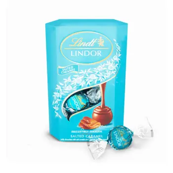Bombonjer me karamel & krip Lindt 200gr