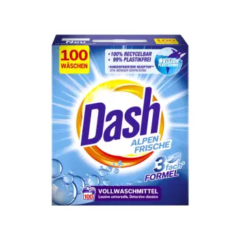 Detergjent per rroba Dash (100L) 6kg
