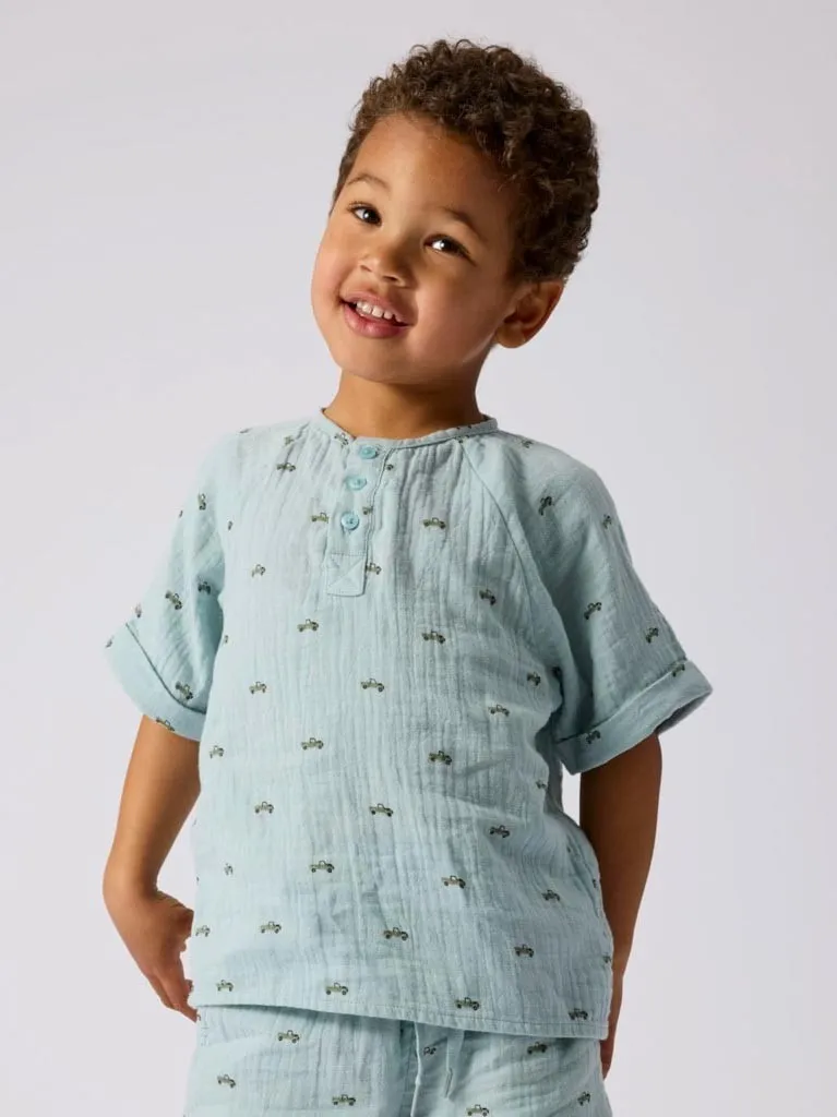 Ni Bluze Me Menge Te Shkurta 2407 - 4