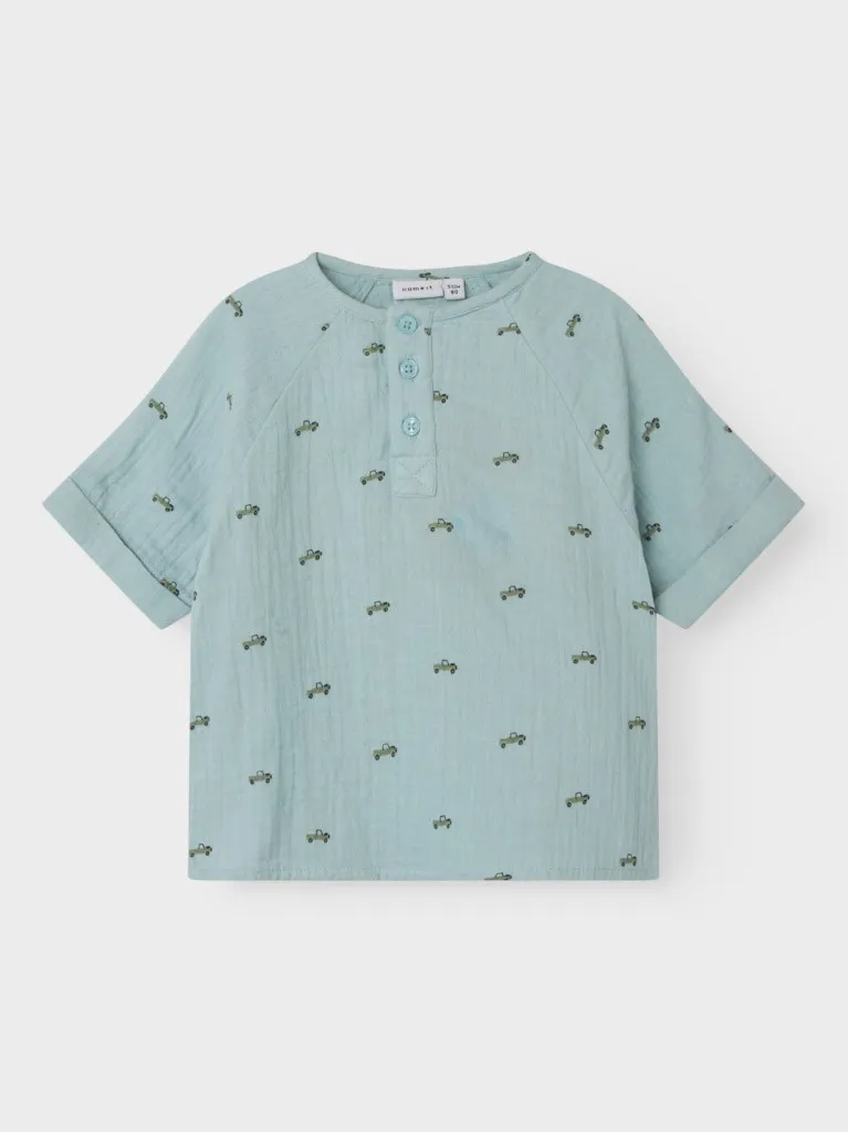 Ni Bluze Me Menge Te Shkurta 2407 - 7