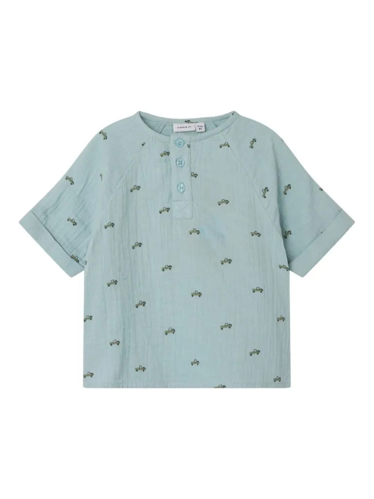 Ni Bluze Me Menge Te Shkurta 2407 - 8