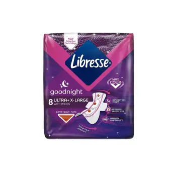 Vata higjienike Libresse Goodnight 8cope