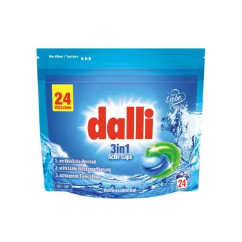 Kapsula per rroba Dalli White 24 cope
