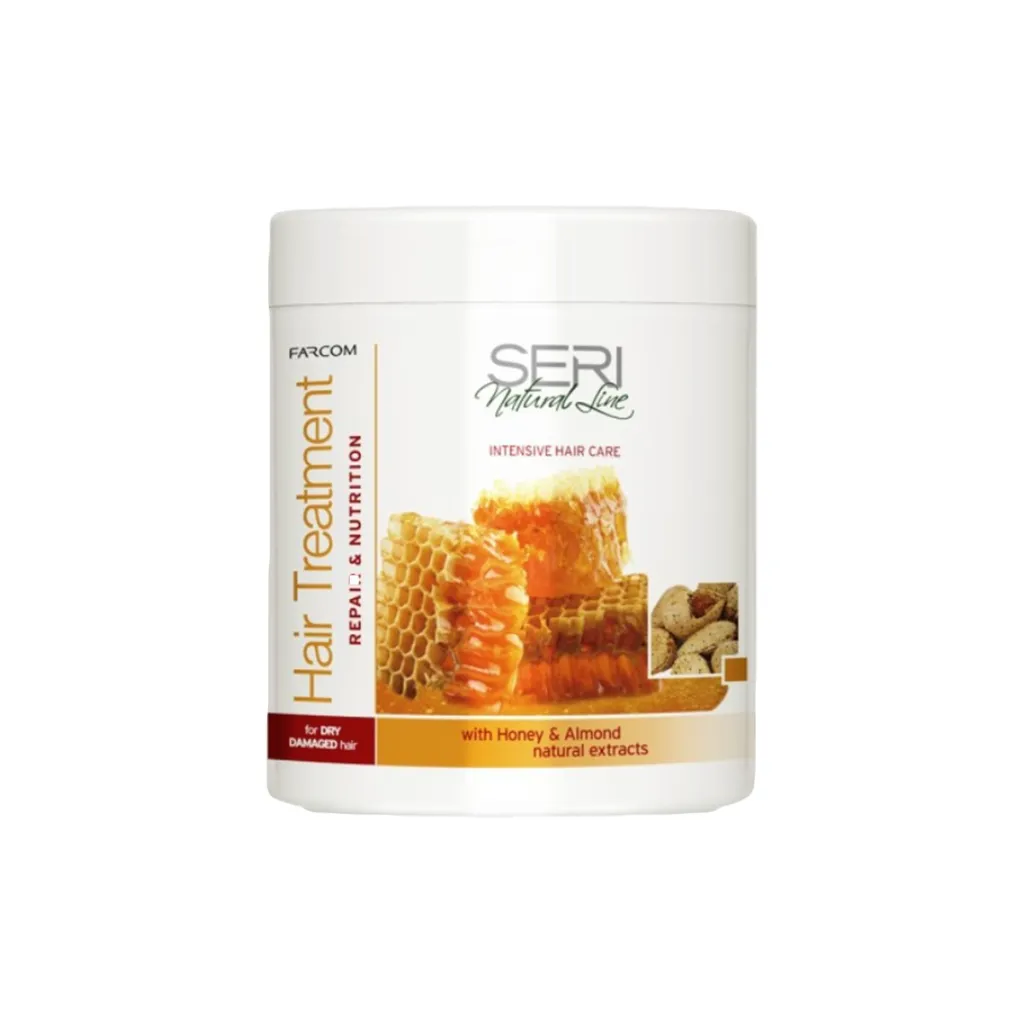 Maske per floke Farcom Honey&Almond 1L - 1