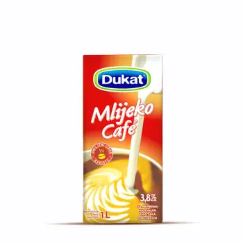 Qumësht per kafe Dukat 3.8% 1L