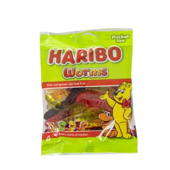 Bonbona gome Worms Haribo 100gr
