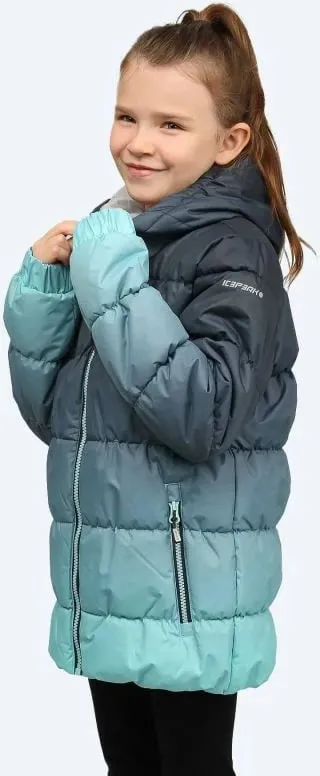 Jakne për fëmijë Icepeak, gri-turkeze - 2