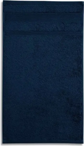 Peshqir banjoje Malfini Organic Towel GOTS MLI-91802, 70x140 cm, pambuk organik, blu navy