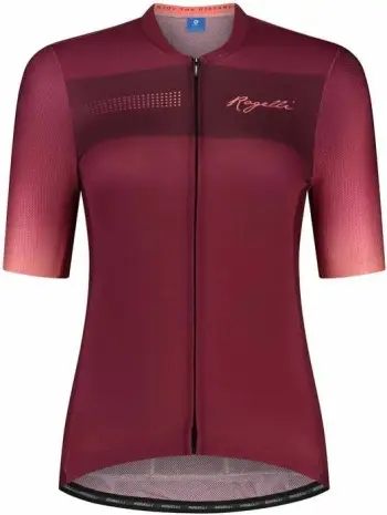 Maicë sportive për femra Rogelli, burgundy dhe coral