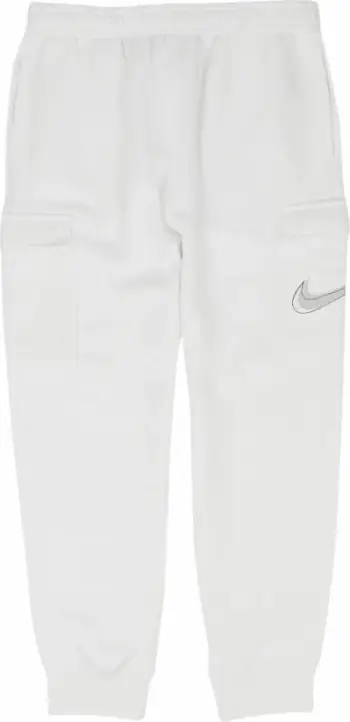 Pantallona sportive Nike për meshkuj, të bardha