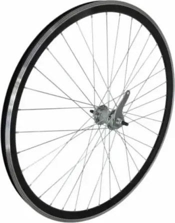 Rrotë e pasme biçiklete Yakimasport, e argjendtë/zezë