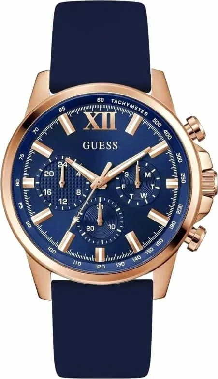 Orë dore për meshkuj Guess, blu - 1