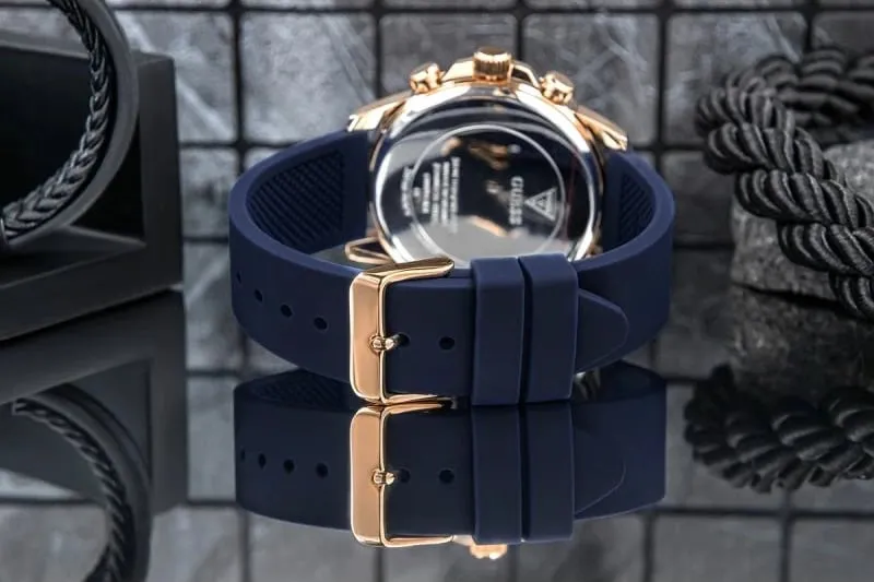 Orë dore për meshkuj Guess, blu - 7