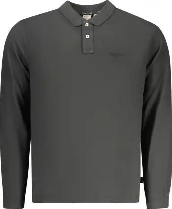 Maicë polo me gjatësi të gjatë për meshkuj PEPE JEANS, e zezë
