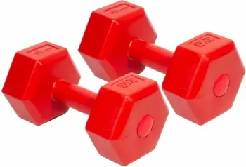 Hantela EB Fit Bituminous 1027036, set 2 x 3 kg, të zeza