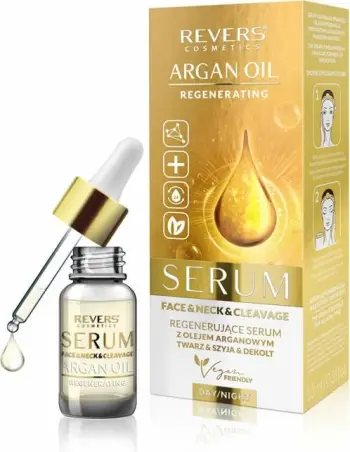 Serum Rigjenerues me vaj argani për fytyrë dhe qafë Revers, 10ml