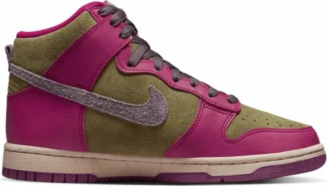 Atlete për femra Nike Dunk High, ngjyrë vjollcë dhe kafe - 1