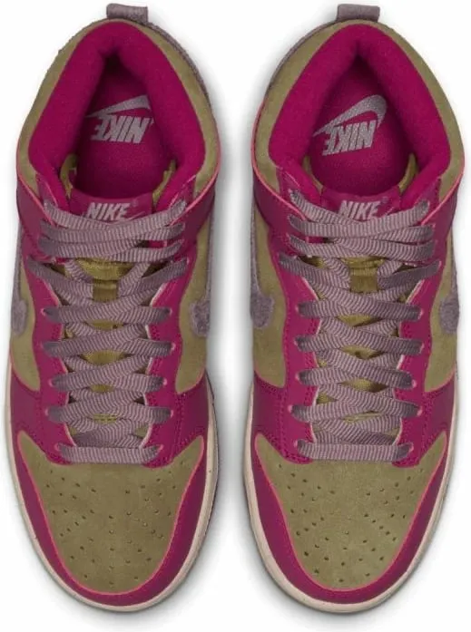Atlete për femra Nike Dunk High, ngjyrë vjollcë dhe kafe - 3