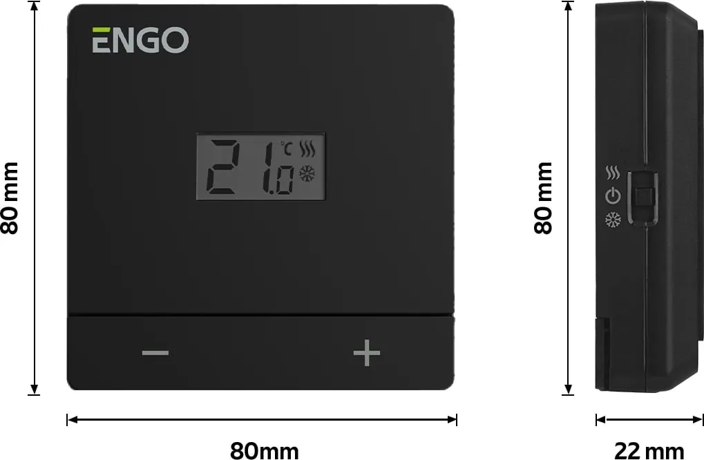Termostat dhome Engo EASYBATB - 2