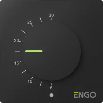 Termostat dhome Engo Esimple230B e zezë