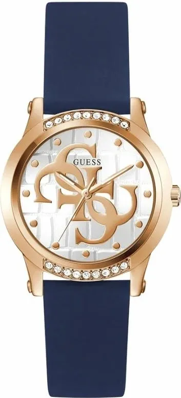 Orë dore Guess për femra, navy blue - 1