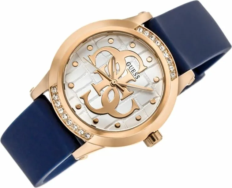 Orë dore Guess për femra, navy blue - 2