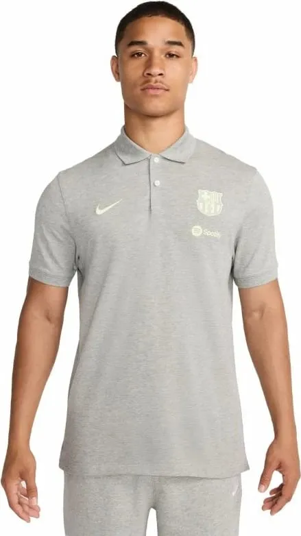 Maicë polo Nike për meshkuj, FC Barcelona, gri - 1