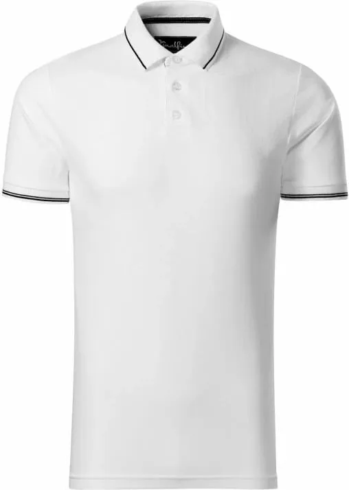 Polo Malfini Premium Perfection për meshkuj, ngjyrë e bardhë - 2